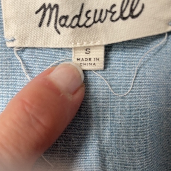 Madewell dress size small light blue denim dress - Picture 2 of 6